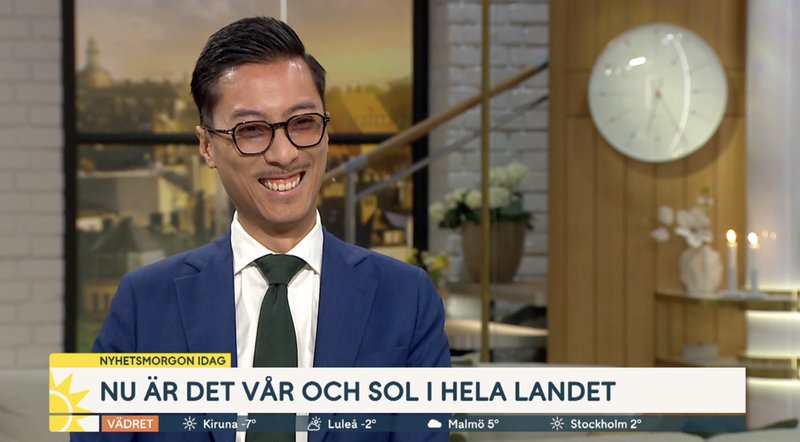 Leon Lee fick plötslig konkurrens om jobbet. Skärmavbild: TV4 